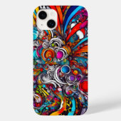 Psychedelic Abstract Design Case-Mate iPhone Case (Achterkant)