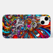 Psychedelic Abstract Design Case-Mate iPhone Case (Achterkant (horizontaal))
