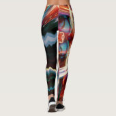 Psychedelic Abstract Dream Art Leggings ★ Psydefx★ (Achterkant)