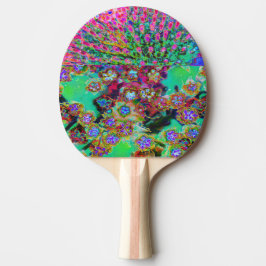 Psychedelic Abstract Groovy Paars Sedum Tafeltennisbatje