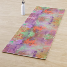 Psychedelic abstract munt groen sinaasappel paarse