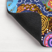 Psychedelic abstract patroonmousepad muismat (Hoek)