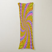 Psychedelic Abstract Vortex Body Pillow Lichaamskussen (Voorkant Verticaal)