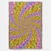 Psychedelic Abstract Vortex trotand Deken (Voorkant Verticaal)
