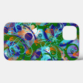 Psychedelic Abstracte Art Case-Mate iPhone Case (Achterkant (horizontaal))