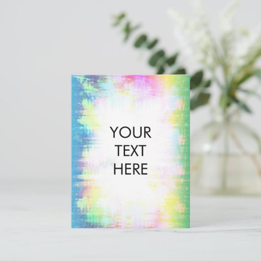 Psychedelic abstracte blank Kaart (Staand voorkant)