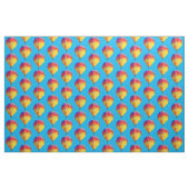 Psychedelic Abstracte Flying Hot Air ballon Stof (Yard (91,4 cm))