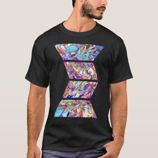 Psychedelic Acid Folk Trance Rock Edm Festival Goa T-shirt (Voorkant)