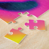 Psychedelic Acid Trip Kitty Kat Legpuzzel (Zijkant)