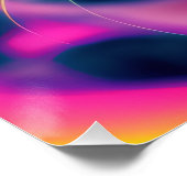 Psychedelic Acid Trip Kitty Kat Perfect Poster (Hoek)