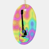 Psychedelic Acoustic Guitar Keramisch Ornament (Rechts)
