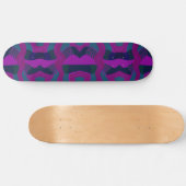 Psychedelic African Patchwork: Blauwgroen magentar Persoonlijk Skateboard (Horizontaal)