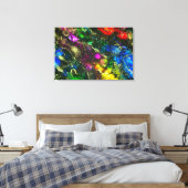 Psychedelic Alcohol Ink Abstract schilderen Canvas Afdruk (Insitu (Slaapkamer))