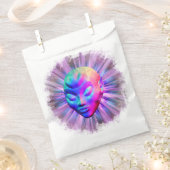 Psychedelic Alien Meditation Bedankzakje (Geknipt)