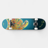 Psychedelic Alien Skateboard om u te personalisere (Horizontaal)