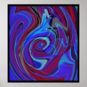 Psychedelic American Pheasant Poster (Voorkant)