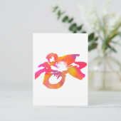 Psychedelic Anemone Briefkaart (Staand voorkant)