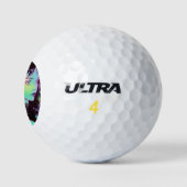 Psychedelic Anime Meisje Golfballen (Logo)