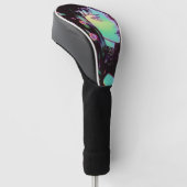 Psychedelic Anime Meisje Golfheadcover (Schuin)