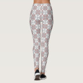 Psychedelic Arabesque Gecontroleerde Leggings (Achterkant)