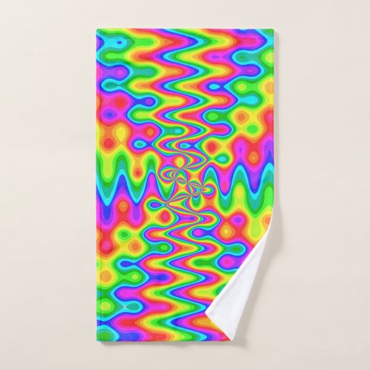 Psychedelic Art Bathroom Towel Set Bad Handdoek (Handdoek)