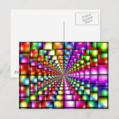 Psychedelic Art Briefkaart (Voorkant / Achterkant)