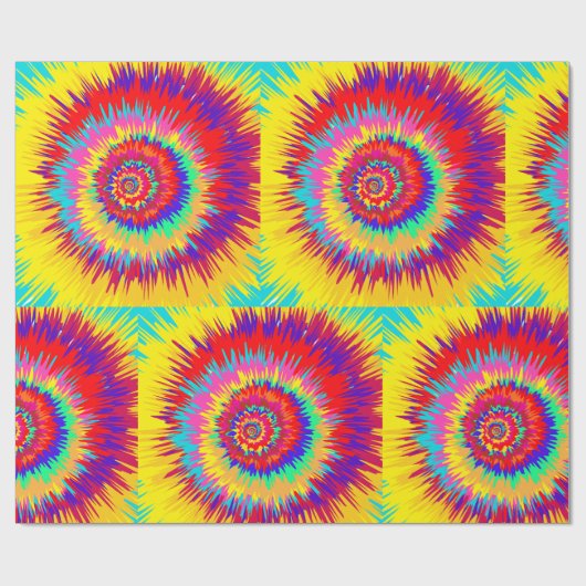 Psychedelic Art Cadeaupapier (Vlak)