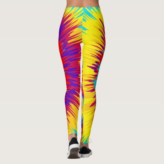 Psychedelic Art Leggings (Achterkant)
