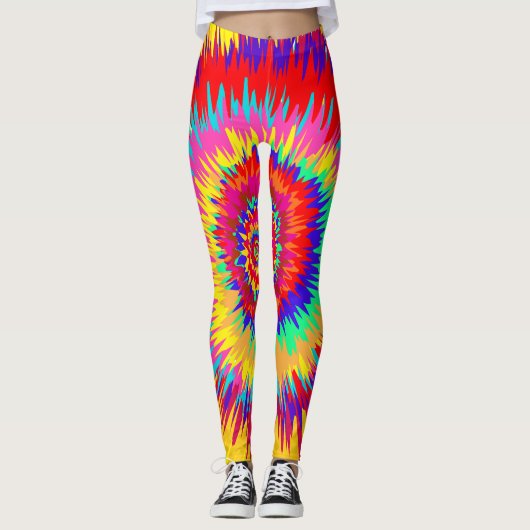 Psychedelic Art Leggings (Voorkant)