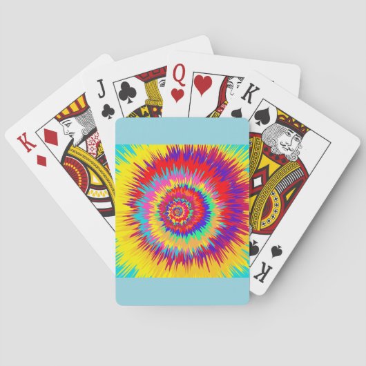 Psychedelic Art Pokerkaarten (Achterkant)