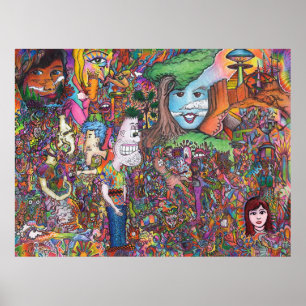 Psychedelic Art Poster