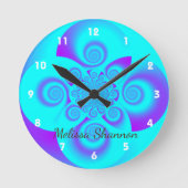 Psychedelic Art Ronde Klok (Voorkant)