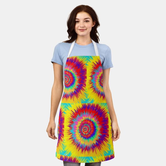 Psychedelic Art Schort (Gedragen)