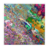 Psychedelic Art Tegeltje (Voorkant)