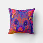 psychedelic Australian Bushtailed possum Kussen (Achterkant)
