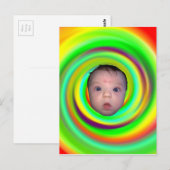 Psychedelic Baby Briefkaart (Voorkant / Achterkant)