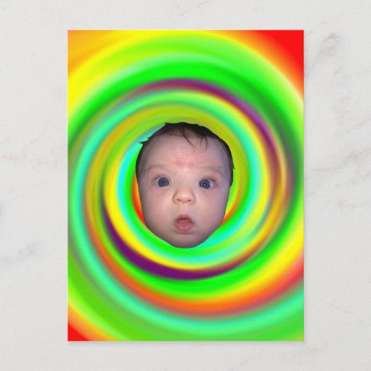 Psychedelic Baby Briefkaart (Voorkant)