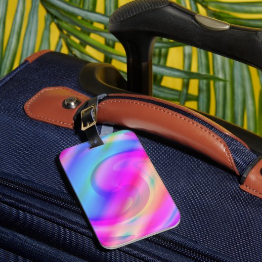 Psychedelic Bagagelabel (Voorkant Insitu 1)