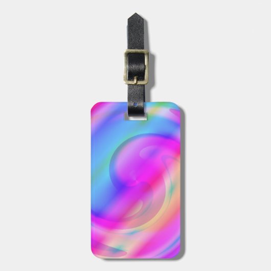 Psychedelic Bagagelabel (Voorkant verticaal)