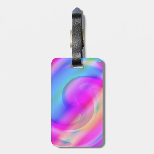 Psychedelic Bagagelabel (Achterkant verticaal)