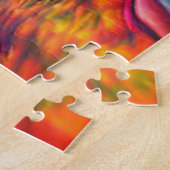 Psychedelic Balloons Welkom Thuispuzzel Legpuzzel (Zijkant)