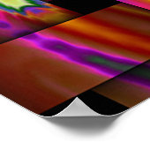 Psychedelic Basket Weave Poster (Hoek)