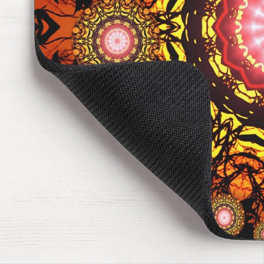 Psychedelic Batik Mousepad Muismat (Hoek)