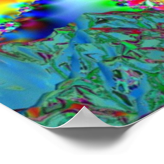 Psychedelic Bay - Poster (Hoek)