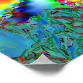 Psychedelic Bay - Poster (Hoek)