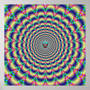 Psychedelic Beat met Poster