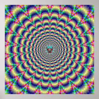 Psychedelic Beat met Poster