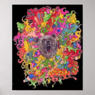 Psychedelic Beer Poster