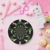 Psychedelic Beige Chihuahua Humorisa Papieren Bordje (Feest)