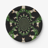 Psychedelic Beige Chihuahua Humorisa Papieren Bordje (Voorkant)